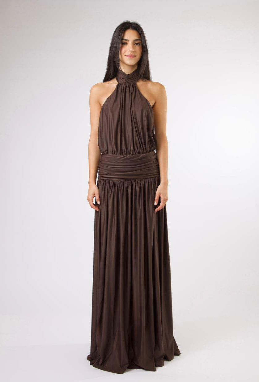 Marbella Dress - Brown