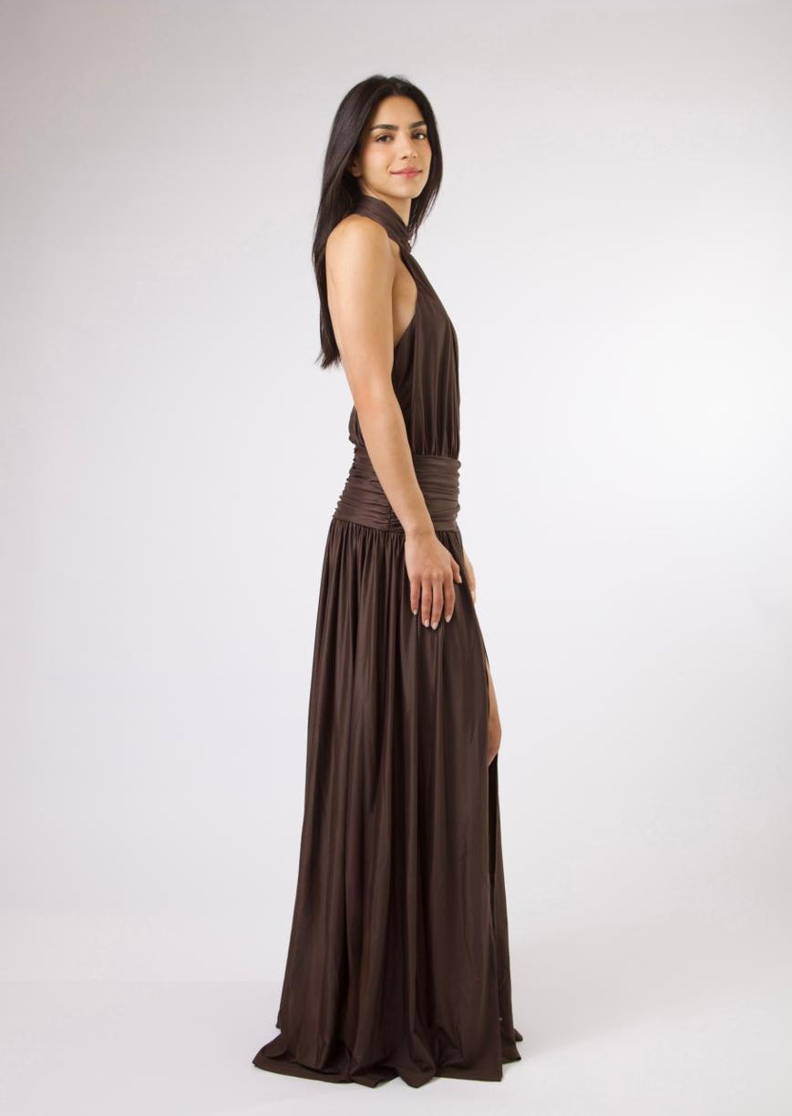 Marbella Dress - Brown
