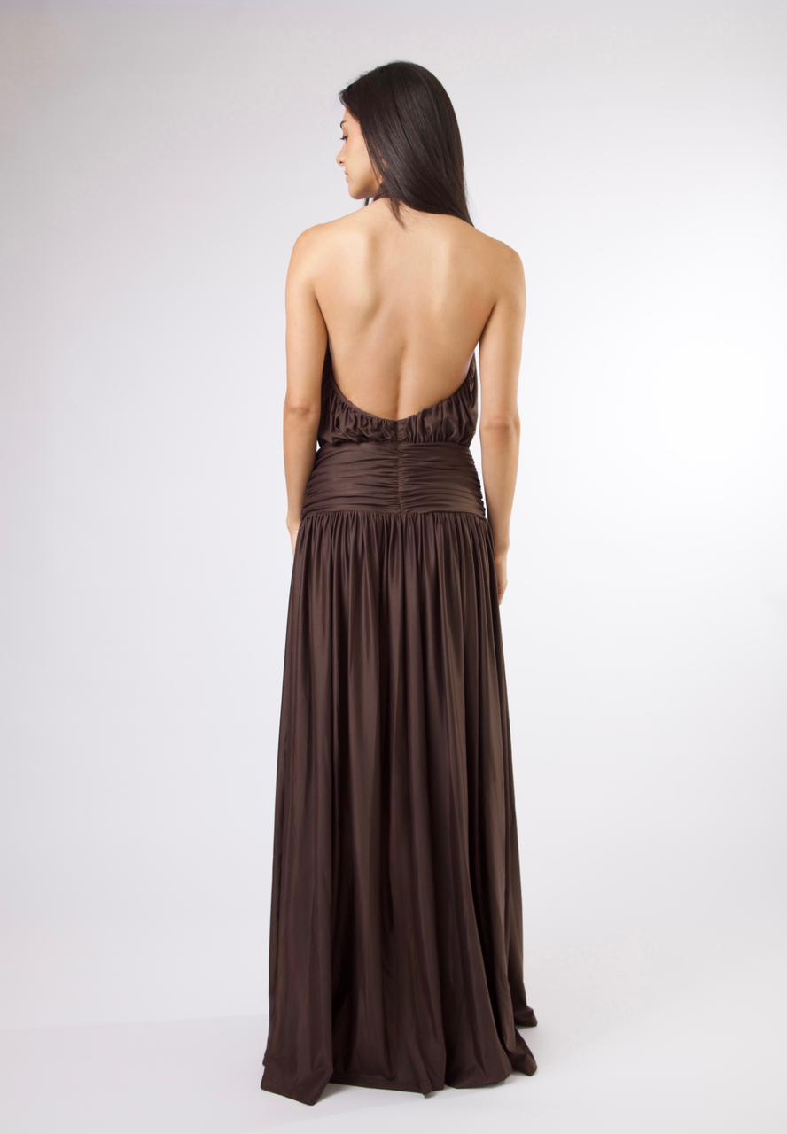 Marbella Dress - Brown